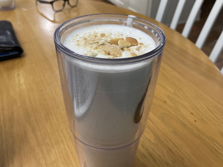 Banana Pudding Protein Shake